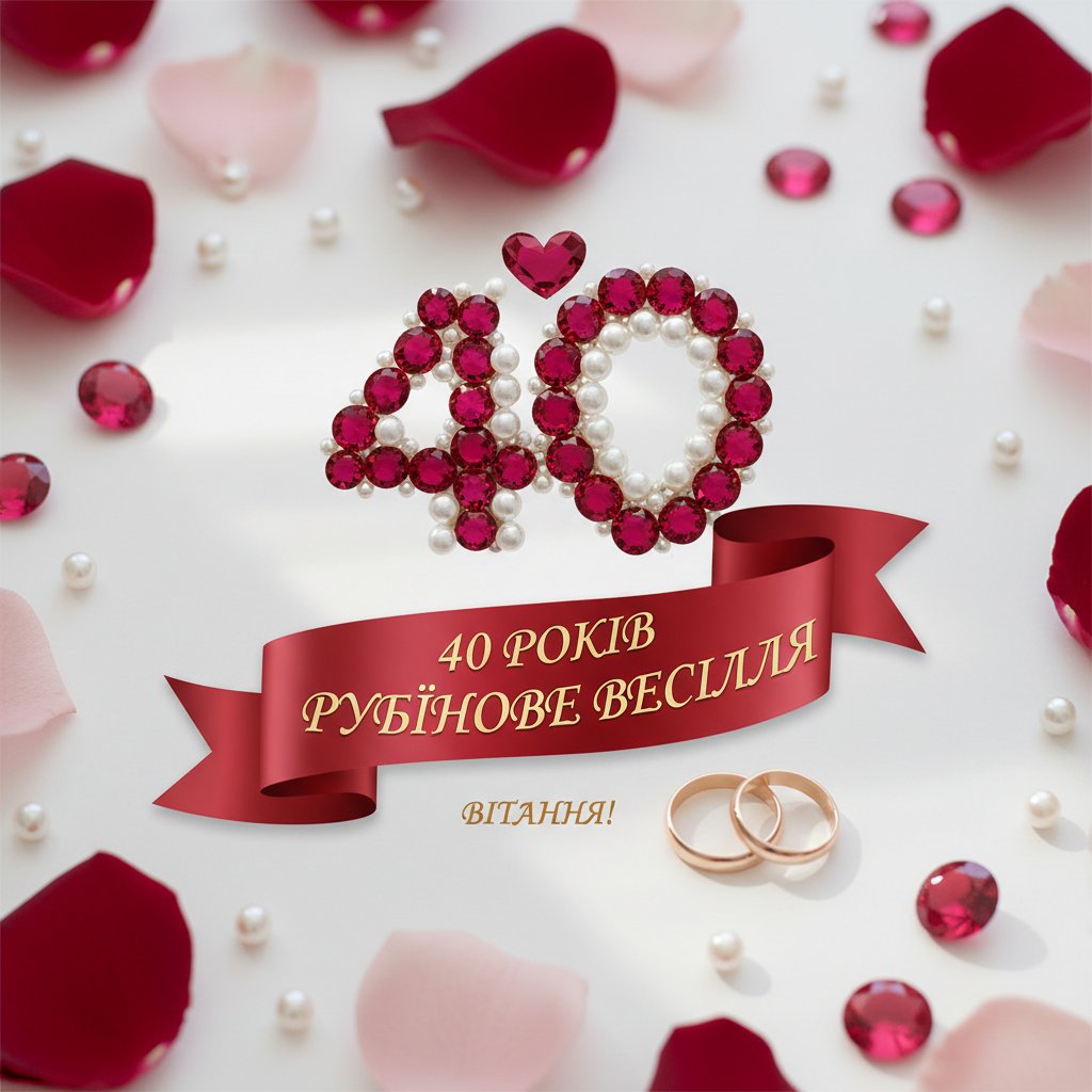40 лет поздравления с рубиновой свадьбой картинки 40 лет поздравления с рубиновой свадьбой
