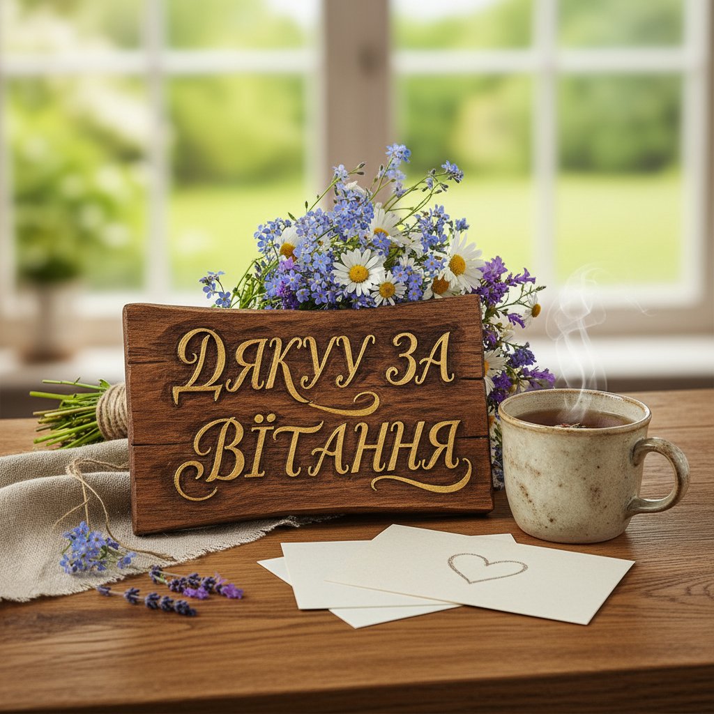 дякую за вітання картинки