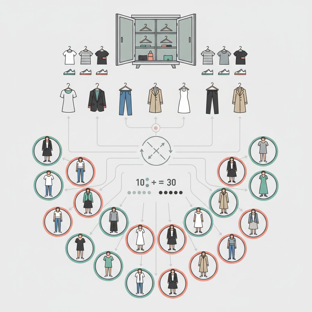 Капсульний гардероб на сезон: 10 базових речей, що створюють 30 стильних образів