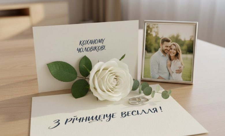 коханому чоловікові привітання з річницею весілля чоловікові