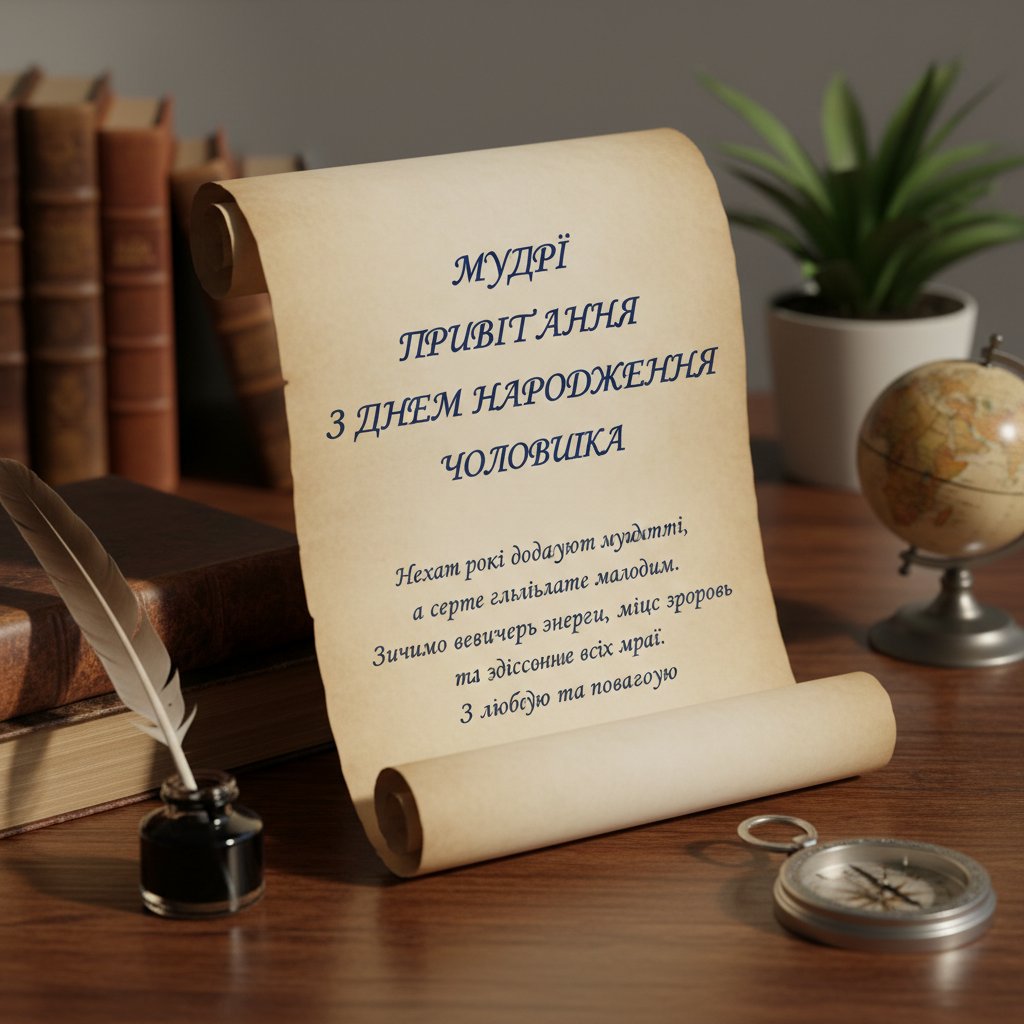 мудрі привітання з днем народження чоловіка