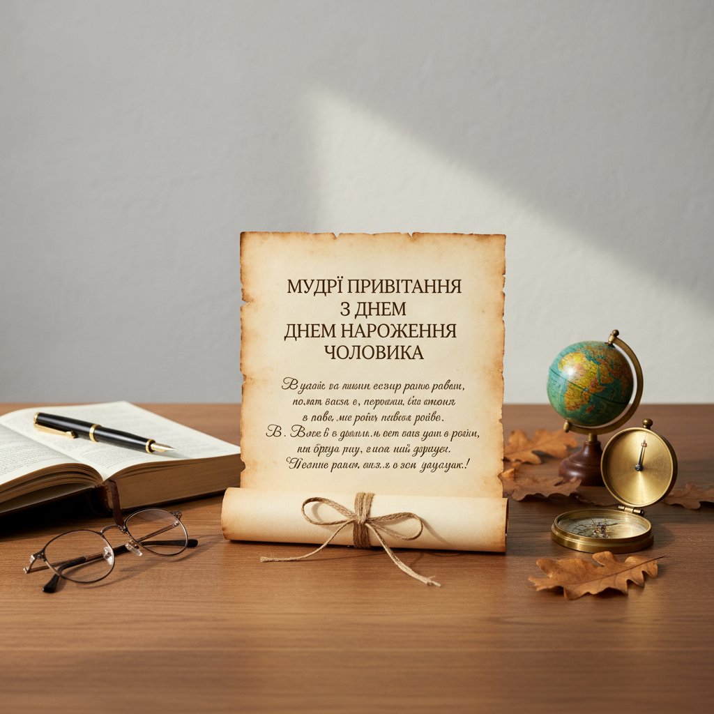 мудрі привітання з днем народження чоловіка