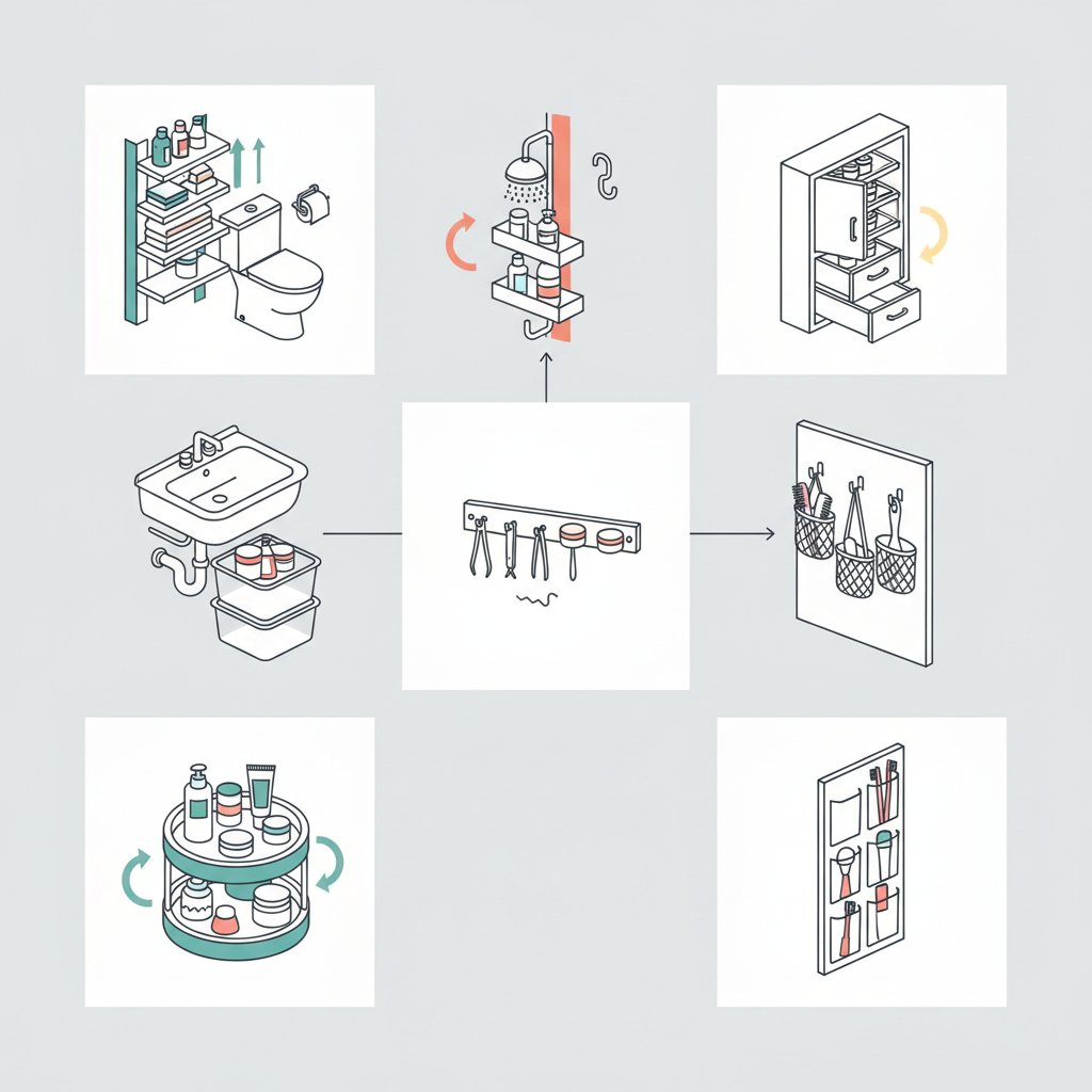 Мистецтво зберігання: 7 лайфхаків для організації простору в маленькій ванній кімнаті