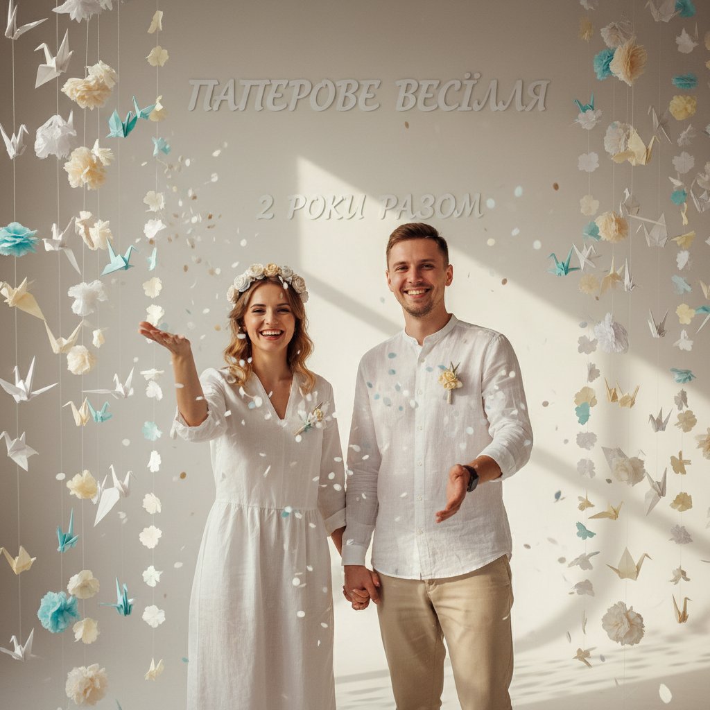 бумажная свадьба