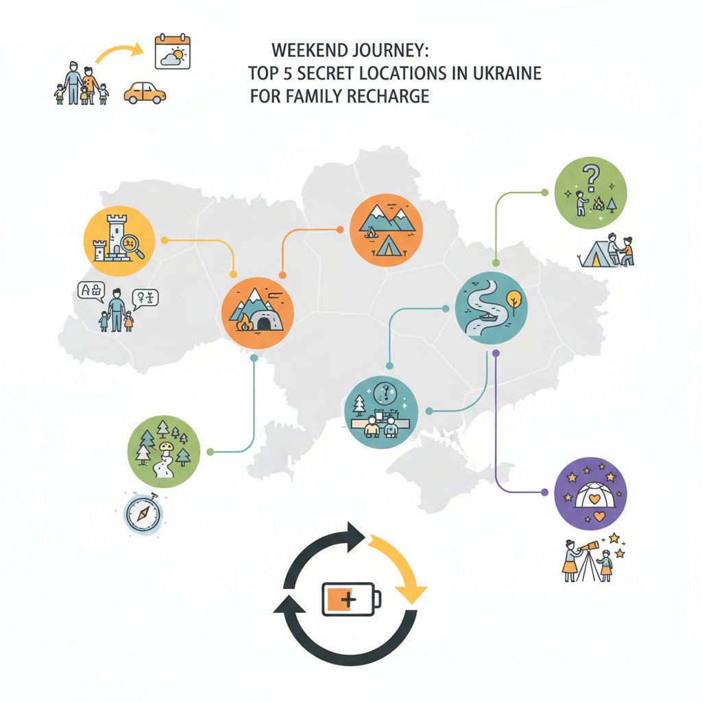 Подорож на вікенд: топ-5 секретних локацій України для сімейного перезавантаження