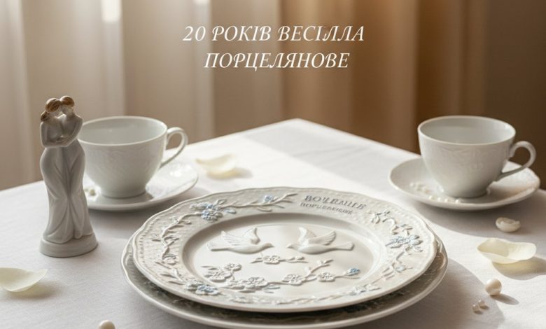 порцелянове 20 років весілля картинки