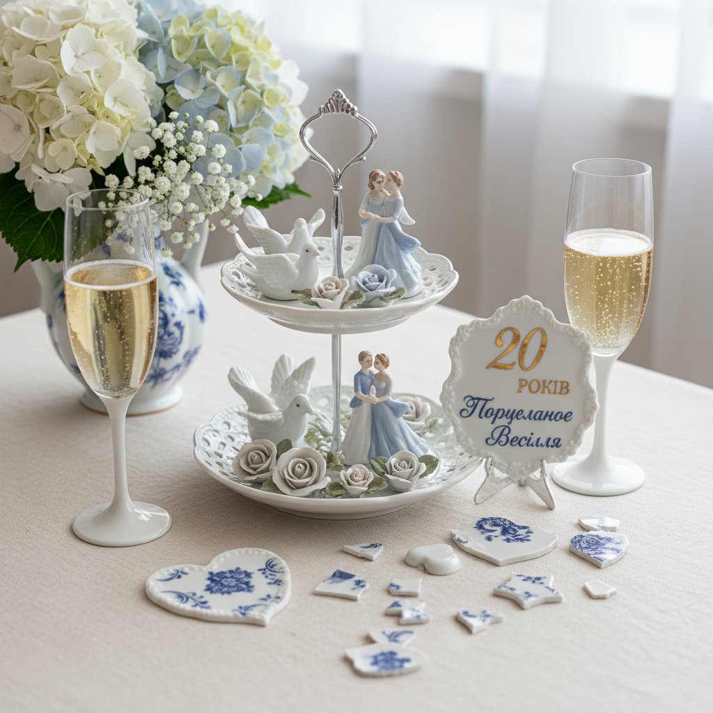 порцелянове 20 років весілля картинки