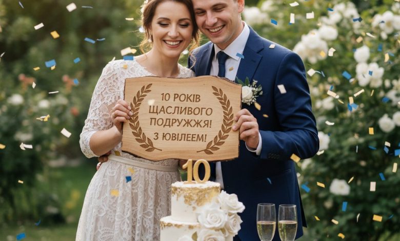 прикольні привітання з річницею весілля 10 років