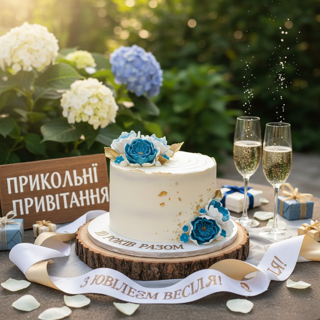 прикольні привітання з річницею весілля 10 років