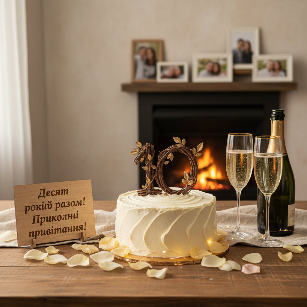 прикольні привітання з річницею весілля 10 років