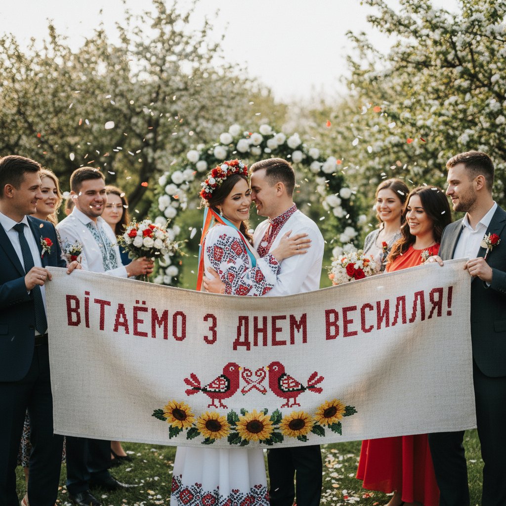 привітання в день весілля