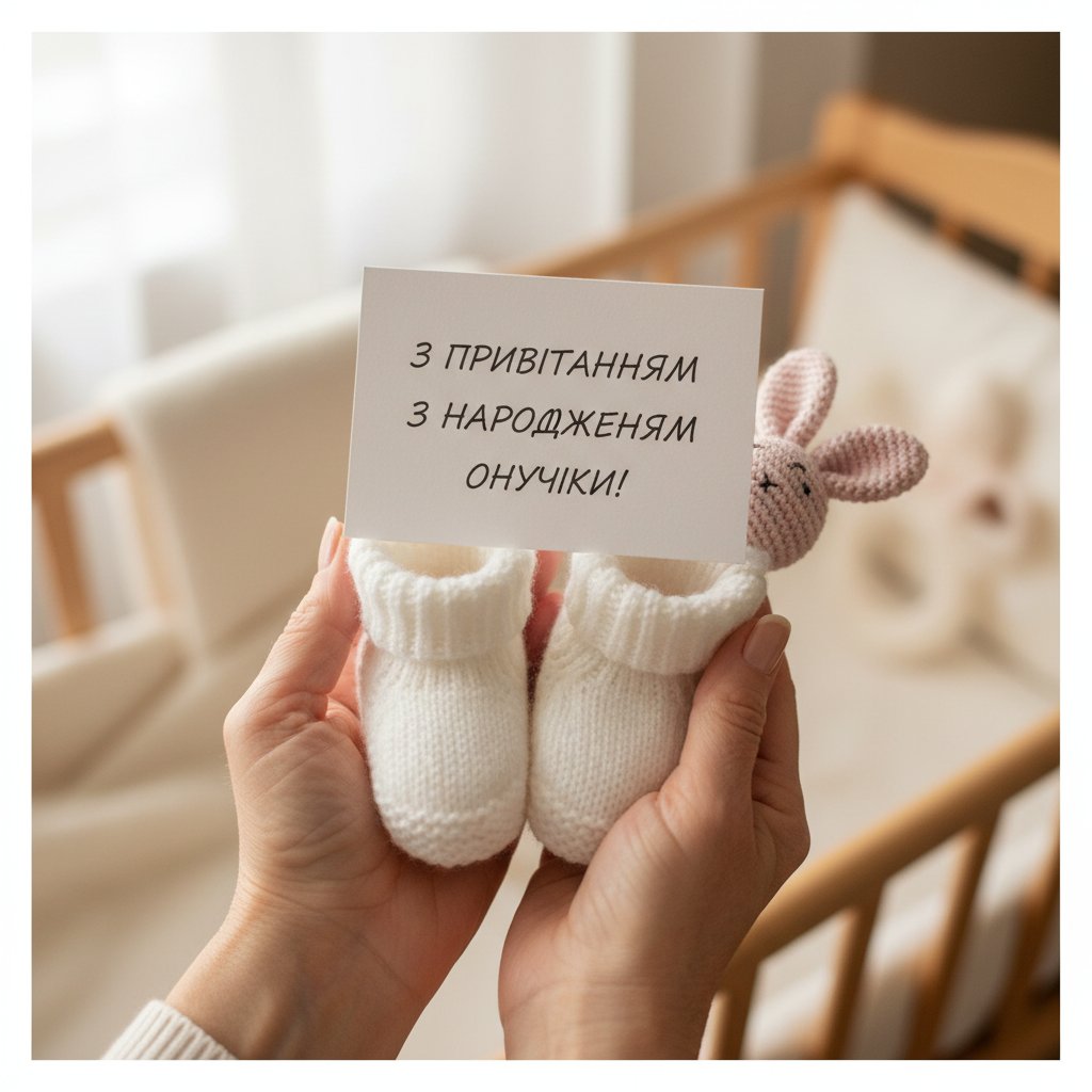 привітання з народженням онучки