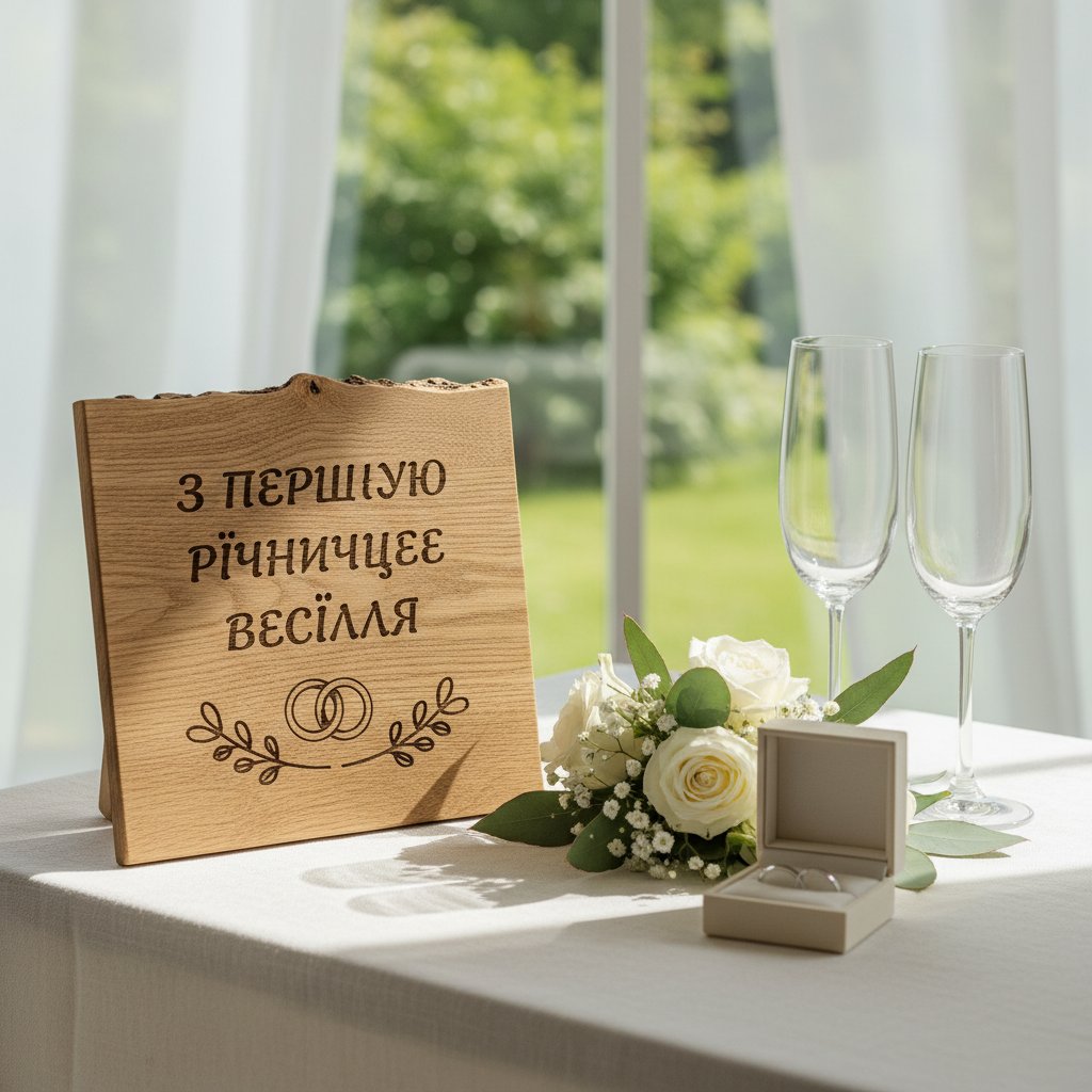 поздравления с первой годовщиной свадьбы