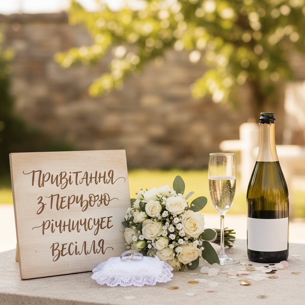 поздравления с первой годовщиной свадьбы