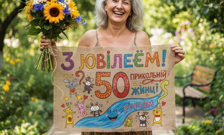 річчям жінці прикольні з ювілеєм 50
