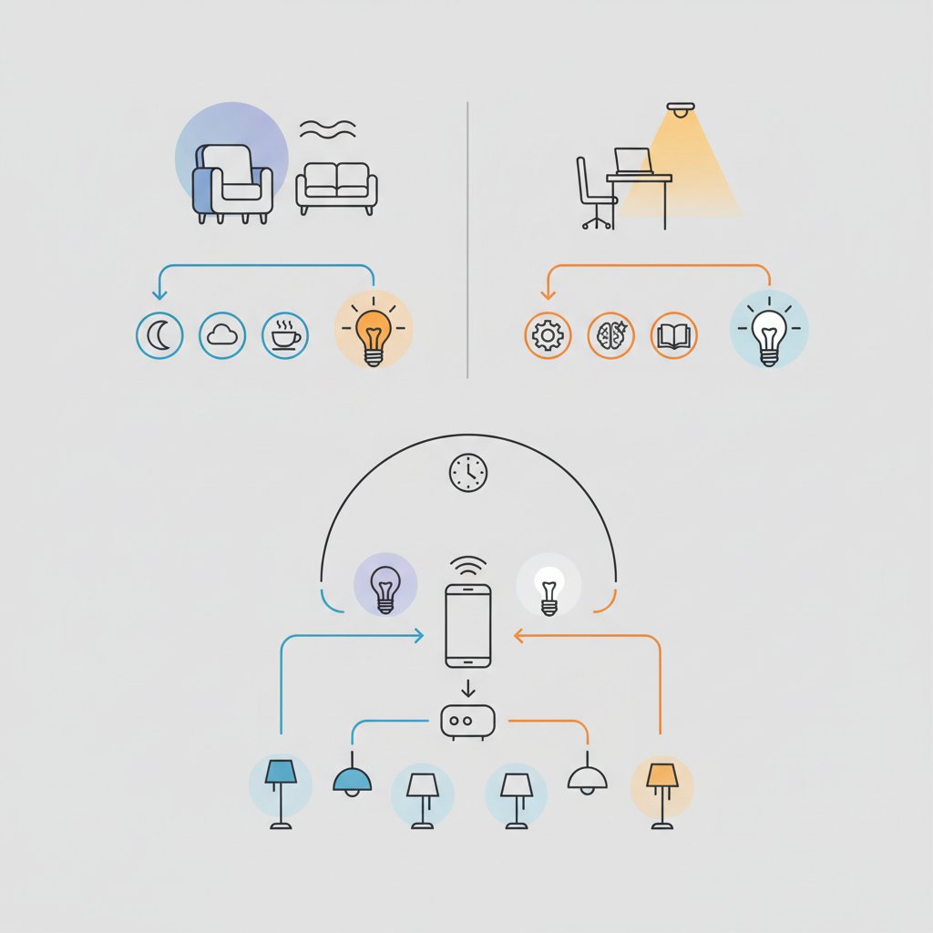 Розумне освітлення 2026: як налаштувати світлові сценарії для відпочинку та роботи