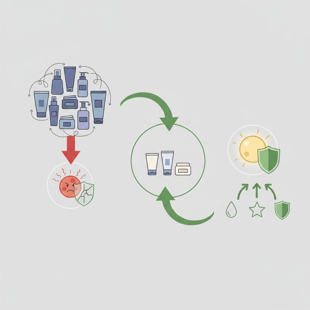 Скін-мінімалізм: чому ваша шкіра скаже «дякую» за зменшення кількості баночок у догляді