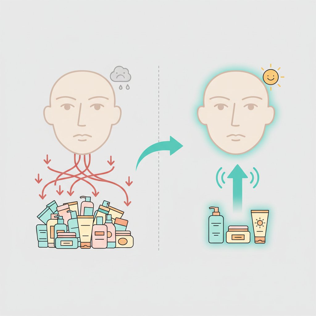 Скін-мінімалізм: чому ваша шкіра скаже «дякую» за зменшення кількості баночок у догляді