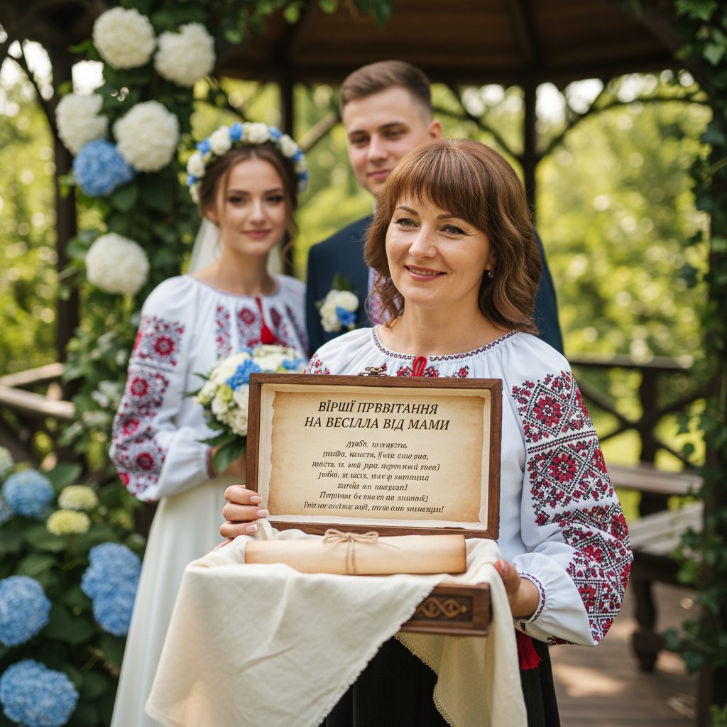 стихи поздравления на свадьбу от мамы в стихах