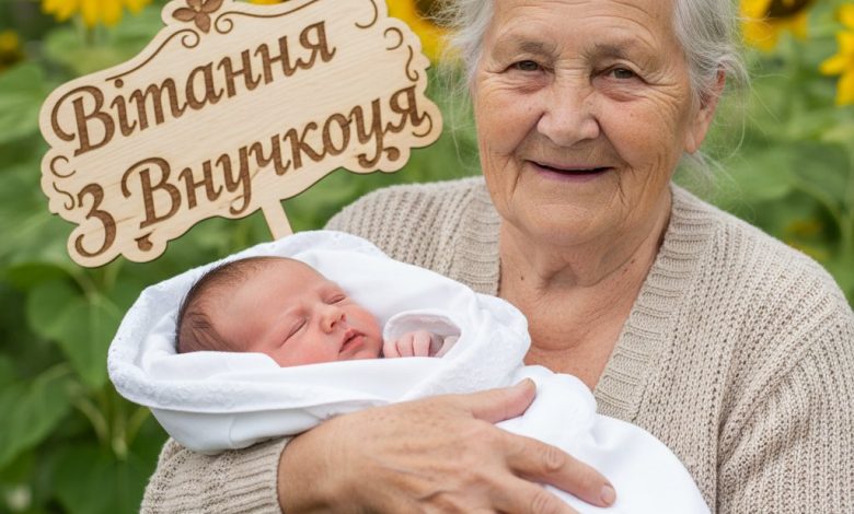 вітання з внучкою