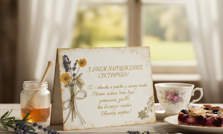 з днем народження сестричко в прозі