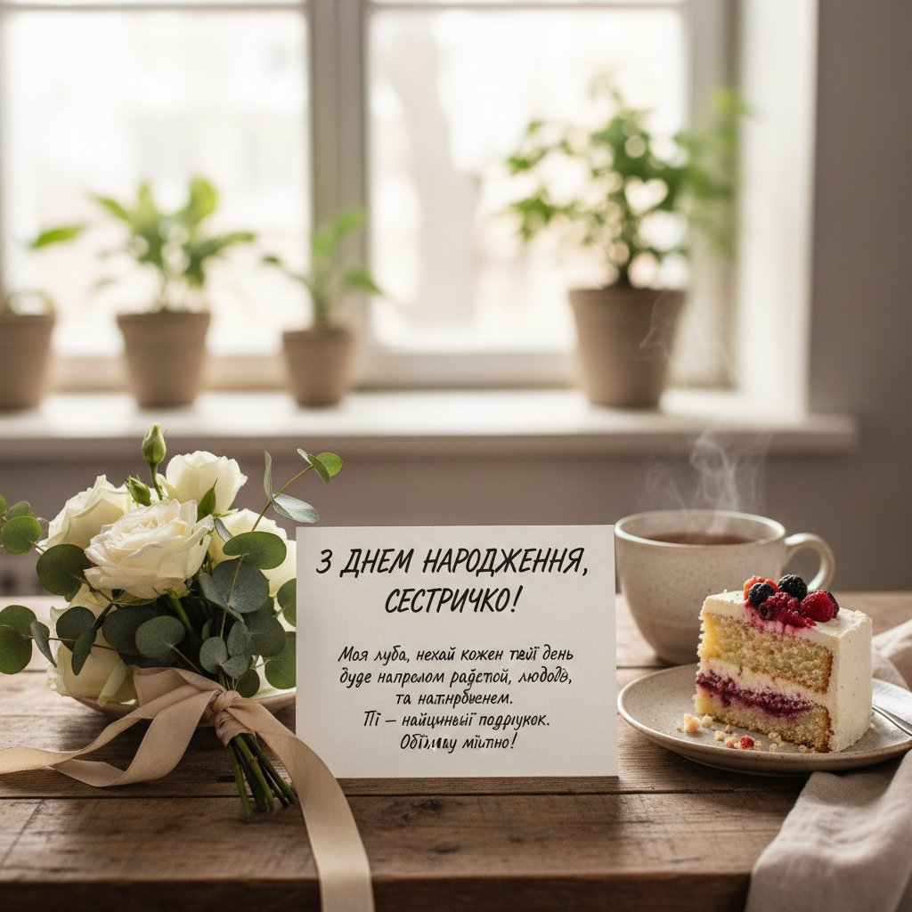 с днем рождения сестренка в прозе