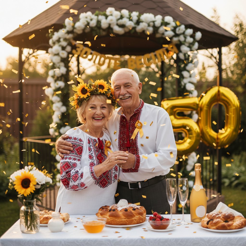 золота свадьба