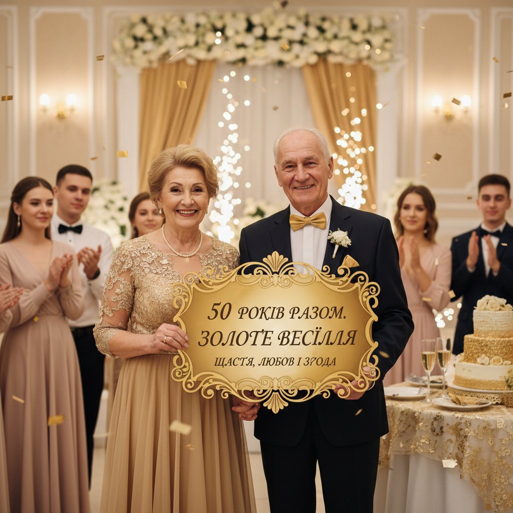 золотая свадьба поздравления