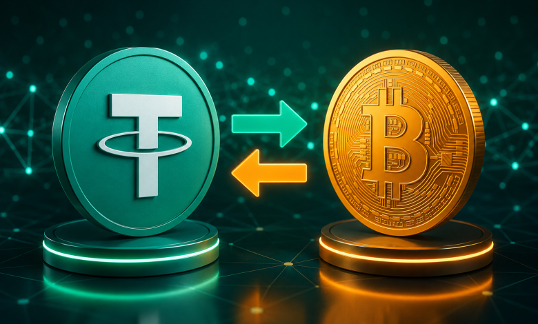 Обмін Tether TRC20 (USDT) з Bitcoin (BTC)